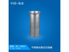 供應(yīng)全國(guó) 衛(wèi)浴專用中國(guó)·鈑泰 不銹鋼臺(tái)面垃圾桶 垃圾箱圖1
