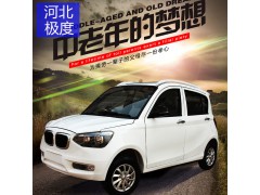 新能源老年代步車電動(dòng)汽車成人轎車四輪油電兩用四輪電動(dòng)車觀光車圖1