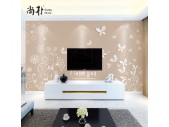 無縫大型墻紙壁畫簡約現(xiàn)代客廳臥室電視背景墻壁紙畫 3d墻紙墻布圖2
