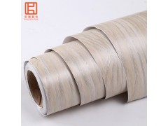 宏騰墻紙自粘木紋貼紙防水波音軟片衣柜桌椅門pvc家具翻新貼紙圖2