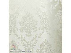 富立彩無縫墻布廠家 素色歐式家裝提花工程壁布 無紡布墻紙?zhí)貎r圖2