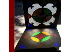 滿洲窗 定制客廳會(huì)所實(shí)木嶺南特色窗戶 藝術(shù)玻璃窗廣東廠家直銷圖3