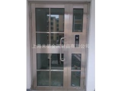 廠家批發(fā) 防盜樓宇門 不銹鋼樓宇門 上海不銹鋼門 各種防盜門窗類圖2