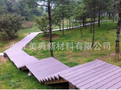 塑木木地板戶外塑木地板木塑戶外地板防潮戶外地板工程地板圖1