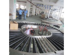 特供環(huán)形滾筒輸送機 廠家定做滾筒輸送線 鍍鋅滾筒輸送線圖1