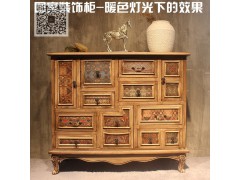 民族圖案風(fēng)格裝飾柜 斗柜 圖案復(fù)古家具 裝飾柜酒吧咖啡廳裝飾柜圖2