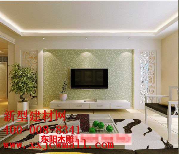 鏤空實(shí)木圖樣，新型建材網(wǎng)提供