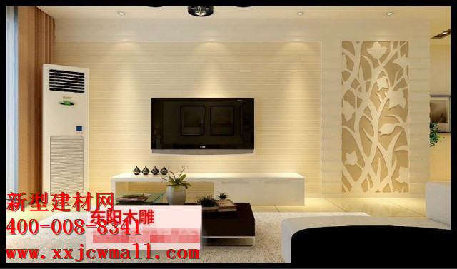 鏤空實(shí)木圖樣，新型建材網(wǎng)提供