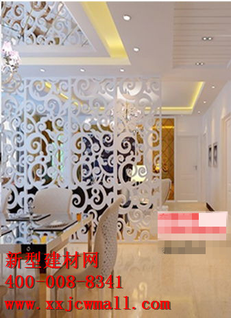 鏤空實(shí)木圖樣，新型建材網(wǎng)提供
