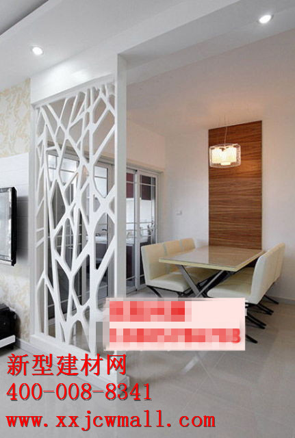 鏤空實(shí)木圖樣，新型建材網(wǎng)提供