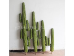 仿真仙人掌 室內(nèi)軟裝植物盆栽仙人柱 假仙人球多肉植物小樹盆景圖2