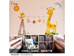 防水涂料 水性防水防潮涂料 客廳電視背景墻裝飾無筆墻畫圖1