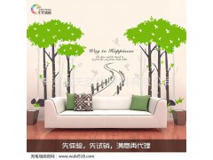 防水涂料 水性防水防潮涂料 客廳電視背景墻裝飾無筆墻畫圖2