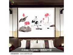 防水涂料 水性防水防潮涂料 客廳電視背景墻裝飾無筆墻畫圖3