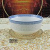 青花瓷餐具骨瓷釉中彩碗飯碗面碗湯碗碗盤碟