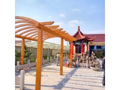 園林花架、公園涼亭、公園椅子、公園設(shè)施圖1