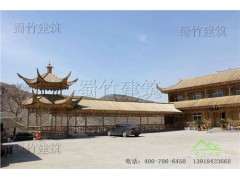 竹長廊建造哪家強,上海蜀竹專業(yè)竹長廊建造廠家,蜀竹建筑供