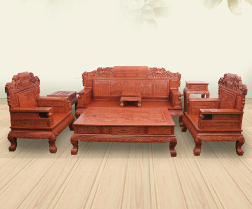 新型建材網(wǎng) 環(huán)保家具 盛昌閣紅木沙發(fā)C019