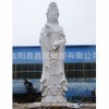 石雕觀音 漢白玉滴水觀音菩薩神像 寺廟石觀音雕塑  石雕作品
