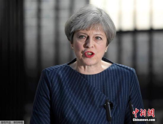 資料圖：英國首相特蕾莎&middot;梅。