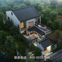 海建科萊達(dá)別墅戶型：現(xiàn)代中式A3
