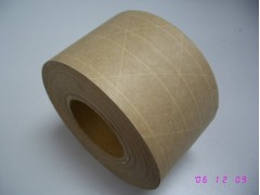 纖維牛皮紙膠帶  夾筋濕水牛皮紙圖1