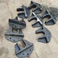 礦車底盤連接件直徑60 75 80軸礦車輪軸卡 鑄鋼軸卡