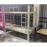 廣州工地出租屋床上下雙層鋼管鐵床批發(fā)工地方艙上下鋪床廠家