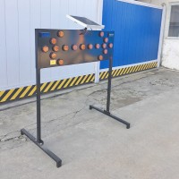 利川市道路施工導向標識 太陽能施工導向牌 施工安全設施價格