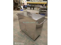 廠家加工不銹鋼垃圾車醫(yī)用不銹鋼垃圾推車定做不銹鋼拼臺焊接圖1