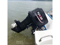 百勝60匹汽油推進(jìn)器,2沖大匹船外機(jī),沖鋒舟掛機(jī)廠家供應(yīng)圖1