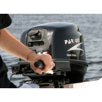 百勝90匹船掛機,前操電啟舷外機2沖程,玻璃鋼船動力組合