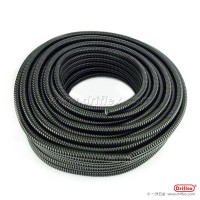 Driflex供應(yīng)包塑金屬軟管黑色波浪型金屬軟管內(nèi)徑10到100