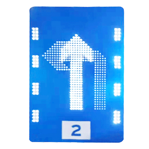 直行左轉(zhuǎn)指示牌