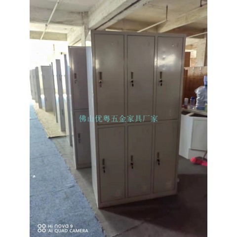 順德中二斗鋼制文件柜通玻七板文件柜定做對開門通玻儲物柜廠家圖1
