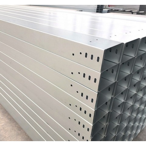 鋅鋁鎂橋架 槽式梯式輸電設(shè)備防火噴塑電纜橋架圖1